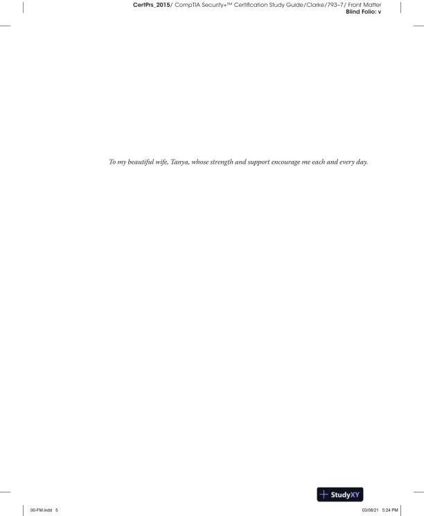CompTIA Security+ Certification Study Guide Exam SY0-601 (2022) - Page 7 preview image