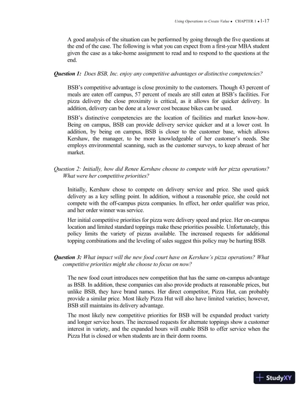 Solution Manual For Operations Management: Processes and Supply Chains, 11th Edition - Page 18 preview image