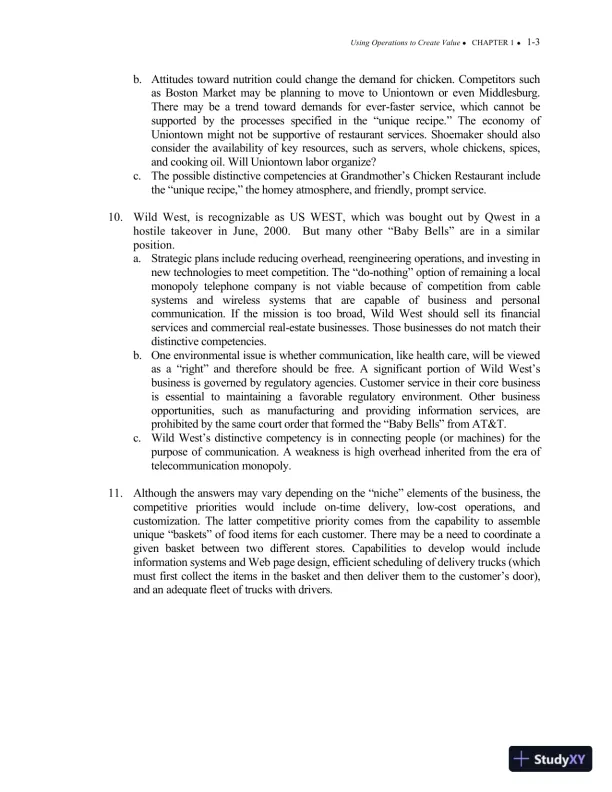 Solution Manual For Operations Management: Processes and Supply Chains, 11th Edition - Page 4 preview image