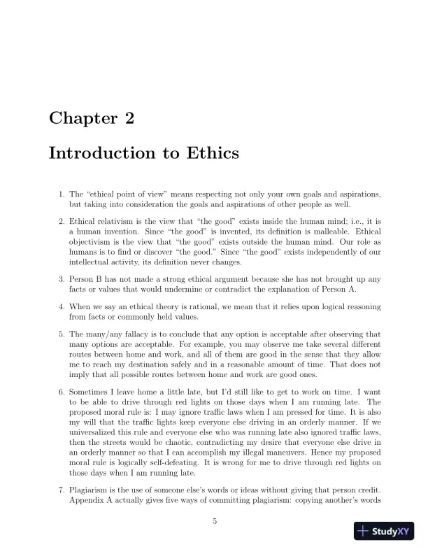 Solution Manual for Ethics for the Information Age, 8th Edition - Page 12 preview image