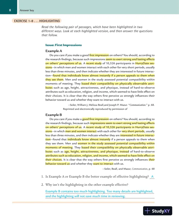 Solution Manual for Reading and Writing About Contemporary Issues, 3rd Edition - Page 10 preview image