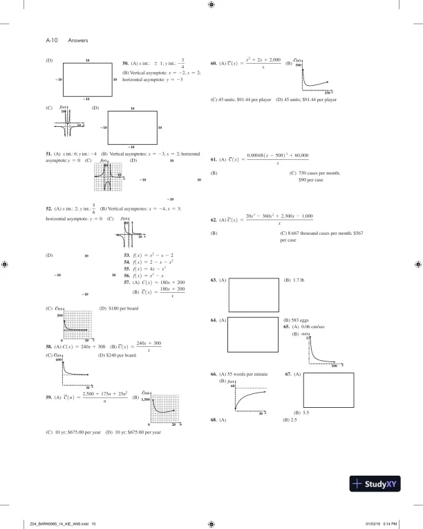 Solution Manual for Finite Mathematics for Business, Economics, Life Sciences, and Social Sciences, 14th Edition - Page 12 preview image