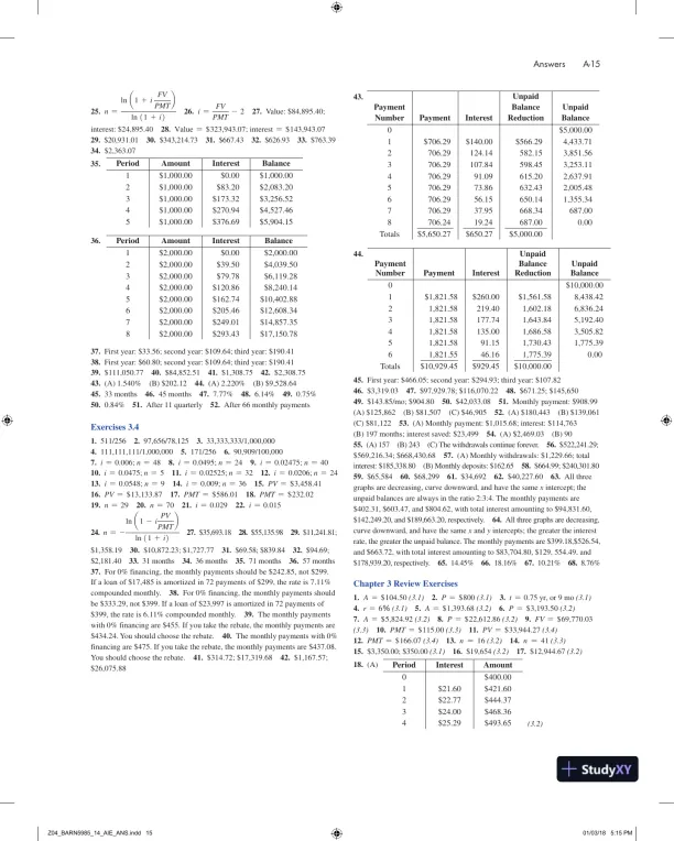 Solution Manual for Finite Mathematics for Business, Economics, Life Sciences, and Social Sciences, 14th Edition - Page 17 preview image