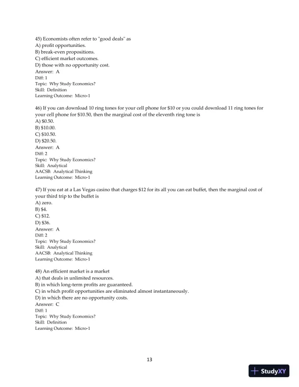 Test Bank for Principles of Macroeconomics, 12th Edition - Page 14 preview image