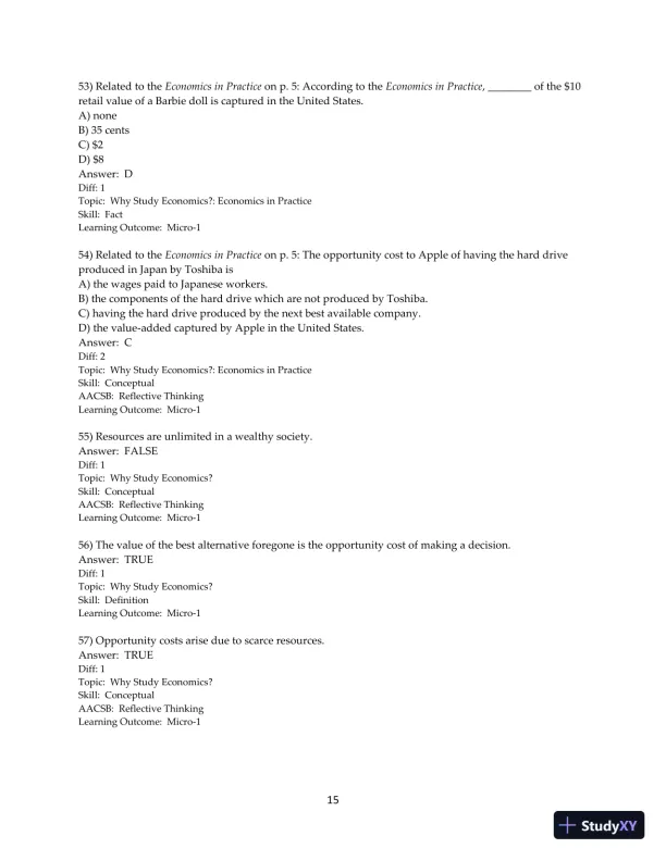 Test Bank for Principles of Macroeconomics, 12th Edition - Page 16 preview image
