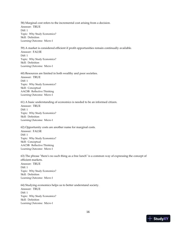 Test Bank for Principles of Macroeconomics, 12th Edition - Page 17 preview image