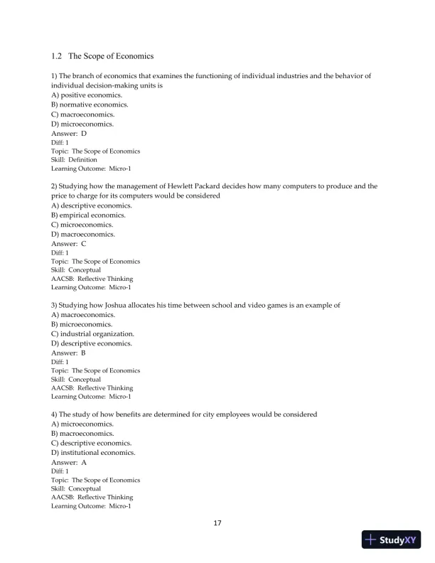 Test Bank for Principles of Macroeconomics, 12th Edition - Page 18 preview image