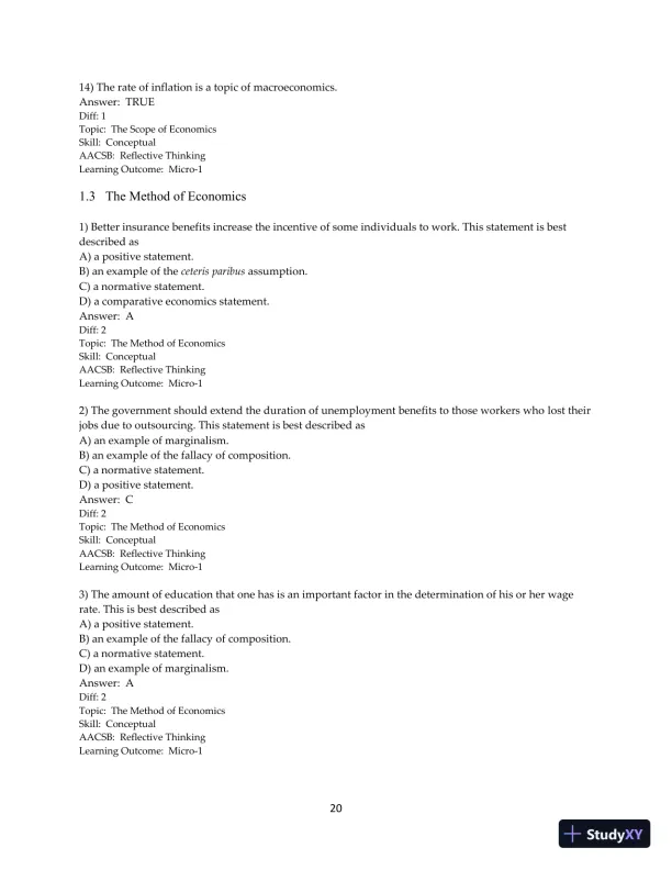 Test Bank for Principles of Macroeconomics, 12th Edition - Page 21 preview image