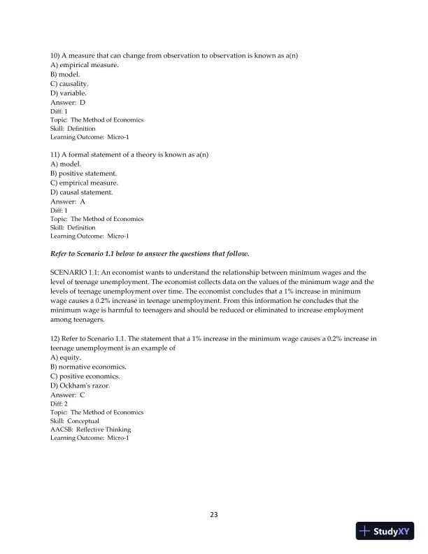 Test Bank for Principles of Macroeconomics, 12th Edition - Page 24 preview image