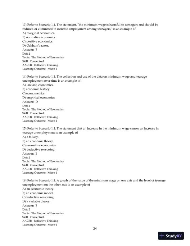 Test Bank for Principles of Macroeconomics, 12th Edition - Page 25 preview image