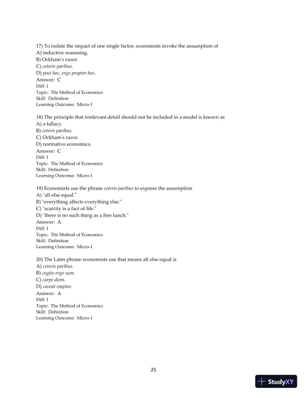 Test Bank for Principles of Macroeconomics, 12th Edition - Page 26 preview image
