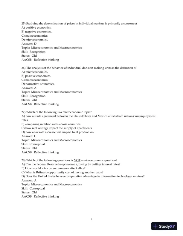 Test Bank For Microeconomics , 13th Edition - Page 8 preview image