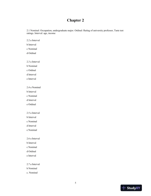 Statistics For Management And Economics, 9th Edition Solution Manual - Page 6 preview image
