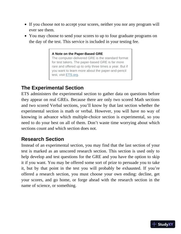 Princeton Review GRE Premium Prep, 2024: 7 Practice Tests + Review and Techniques (2023) - Page 28 preview image
