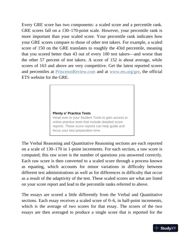 Princeton Review GRE Premium Prep, 2024: 7 Practice Tests + Review and Techniques (2023) - Page 31 preview image