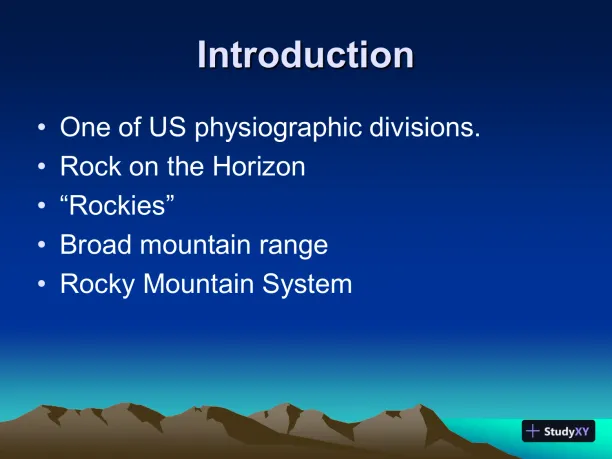 Rocky Mountain System - Page 3 preview image