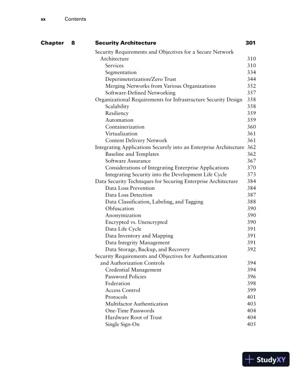 CASP+ CompTIA Advanced Security Practitioner Study Guide: Exam CAS-004 (2022) - Page 23 preview image
