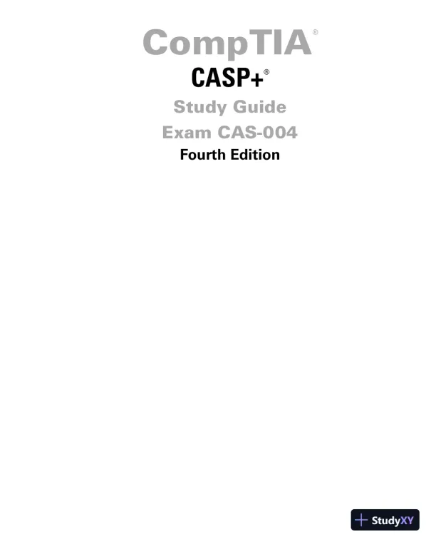 CASP+ CompTIA Advanced Security Practitioner Study Guide: Exam CAS-004 (2022) - Page 6 preview image