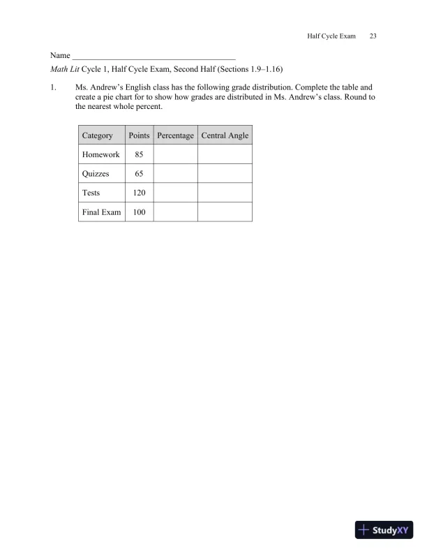 Solution Manual for Math Lit, 2nd Edition - Page 27 preview image