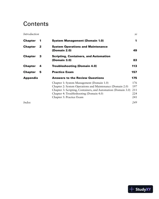CompTIA Linux+ Practice Tests: Exam XK0-005 (2022) - Page 12 preview image