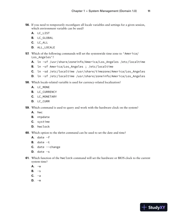 CompTIA Linux+ Practice Tests: Exam XK0-005 (2022) - Page 26 preview image
