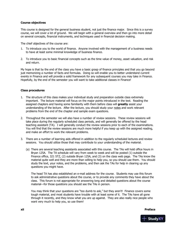 Fundamentals Of Financial Management, Concise, 8th Edition Solution Manual - Page 5 preview image