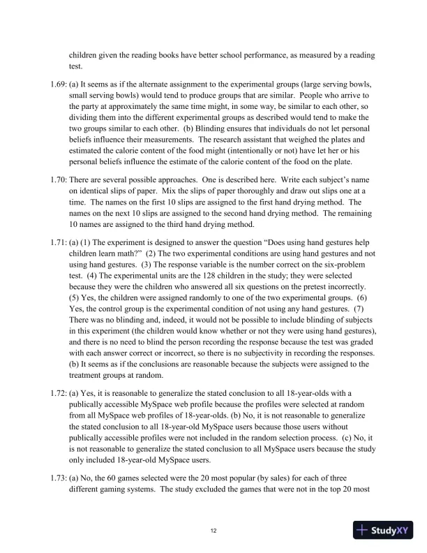 Solution Manual for Statistics: Learning from Data, 2nd Edition - Page 15 preview image
