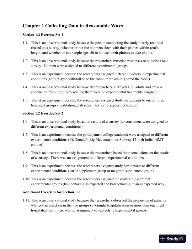 Solution Manual for Statistics: Learning from Data, 2nd Edition - Page 4 preview image