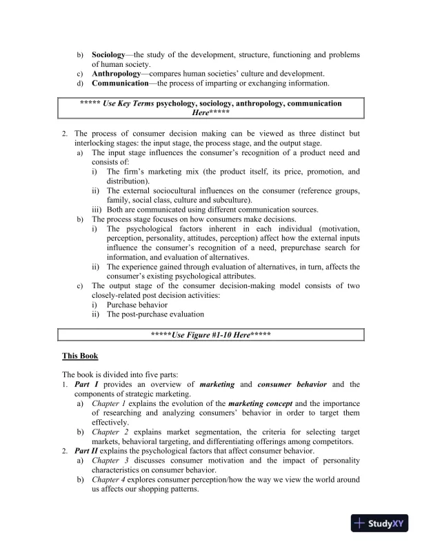 Consumer Behavior, 12th Edition Solution Manual - Page 11 preview image