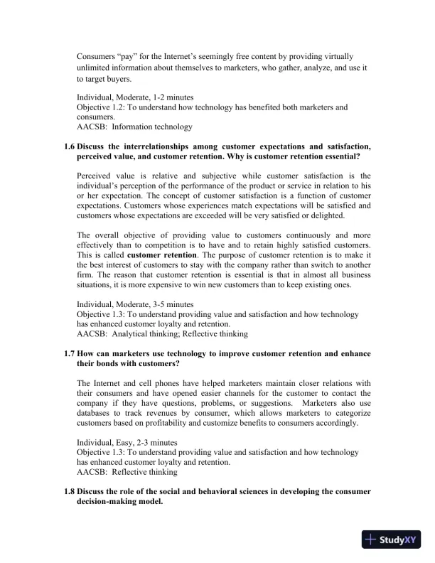Consumer Behavior, 12th Edition Solution Manual - Page 15 preview image