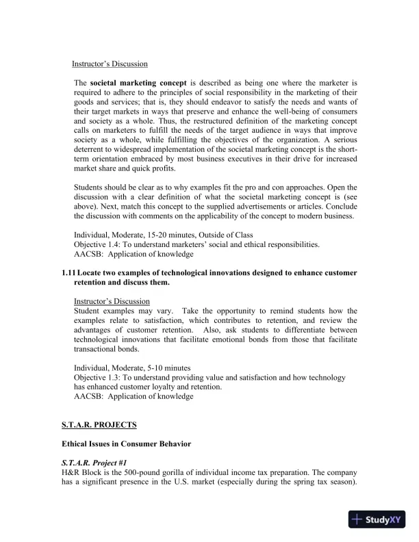 Consumer Behavior, 12th Edition Solution Manual - Page 17 preview image