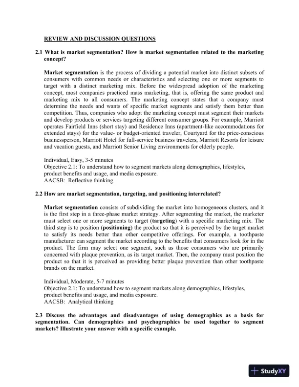 Consumer Behavior, 12th Edition Solution Manual - Page 28 preview image