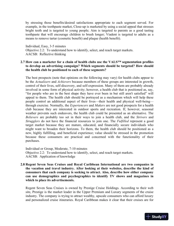 Consumer Behavior, 12th Edition Solution Manual - Page 30 preview image