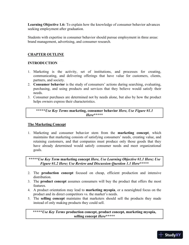 Consumer Behavior, 12th Edition Solution Manual - Page 6 preview image