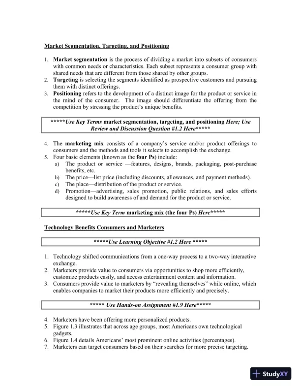 Consumer Behavior, 12th Edition Solution Manual - Page 7 preview image