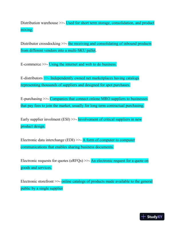 WGU Management Practice Exam With Answers (130 Solved Questions) - Page 4 preview image