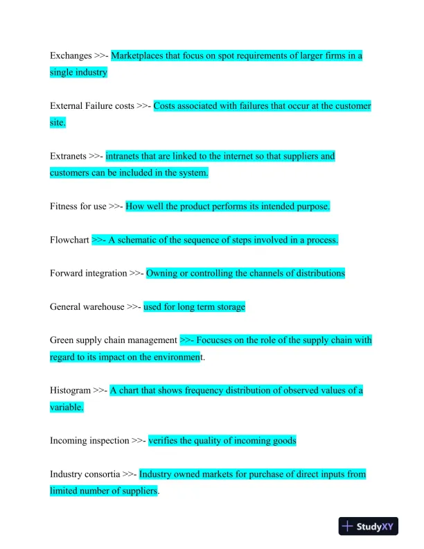 WGU Management Practice Exam With Answers (130 Solved Questions) - Page 5 preview image