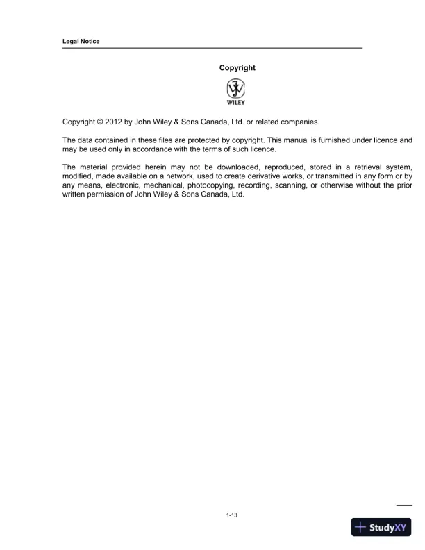 Managerial Accounting: Tools For Business Decision-Making, Third Canadian Edition Solution Manual - Page 14 preview image