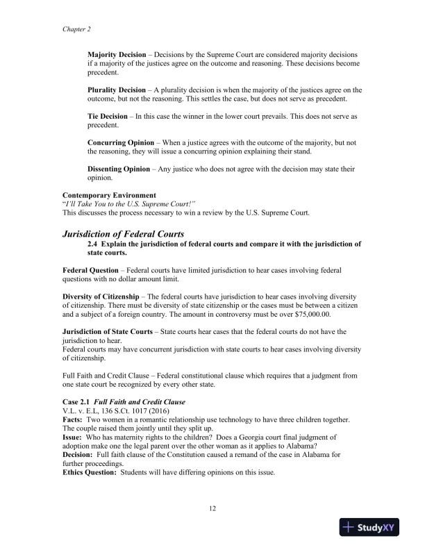Lecture Notes for Business Law, 10th Edition - Page 13 preview image