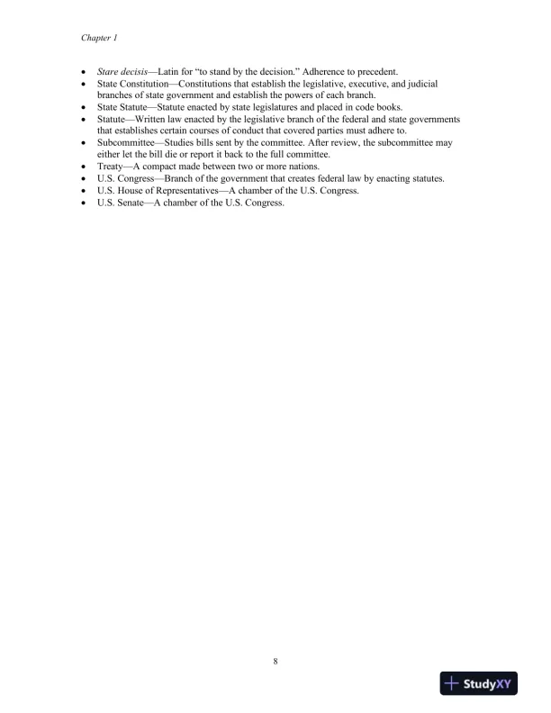 Lecture Notes for Business Law, 10th Edition - Page 9 preview image