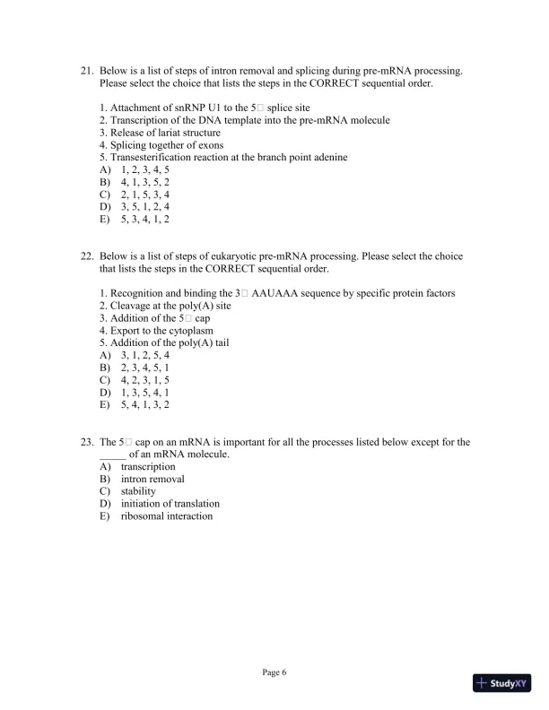 Test Bank for Genetics Essentials: Concepts and Connections, 3rd Edition - Page 7 preview image