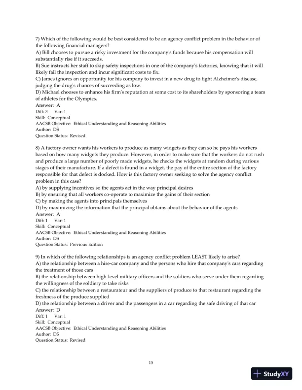 Test Bank for Fundamentals of Corporate Finance, 4th Edition - Page 16 preview image
