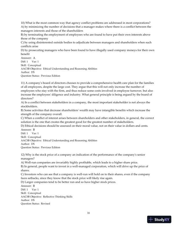 Test Bank for Fundamentals of Corporate Finance, 4th Edition - Page 17 preview image