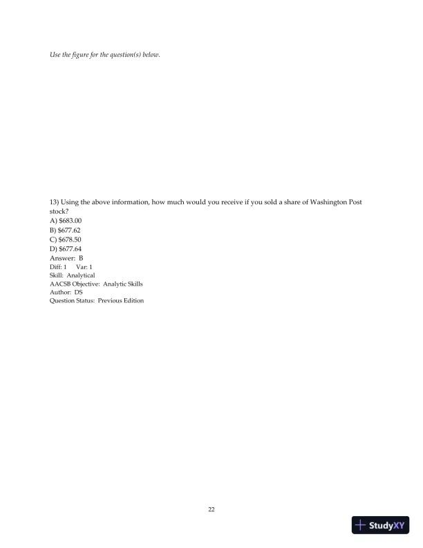 Test Bank for Fundamentals of Corporate Finance, 4th Edition - Page 23 preview image
