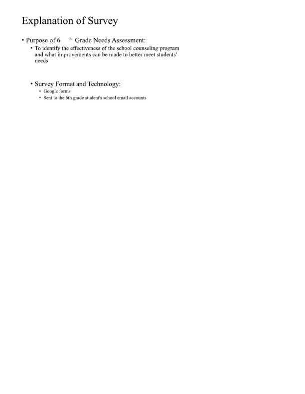 Needs Assessment Data Presentation - Page 2 preview image