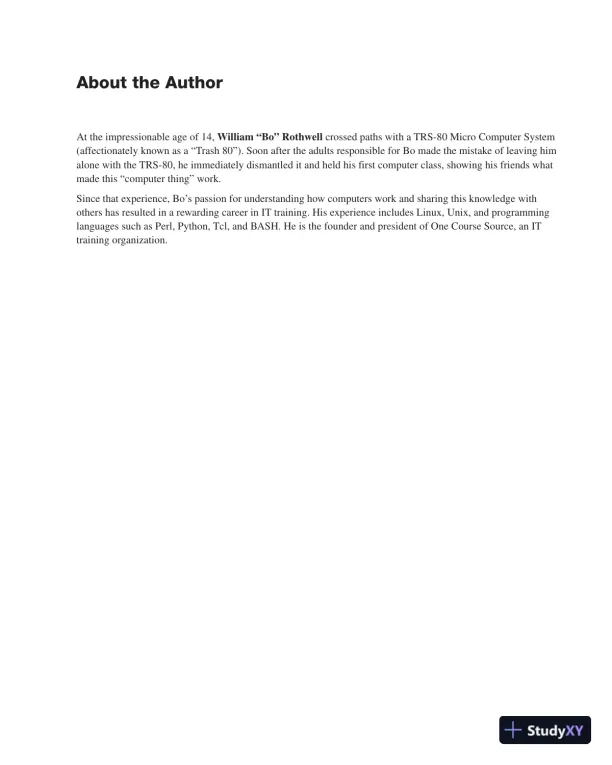 Solution Manual for Linux Essentials for Cybersecurity Lab Manual - Page 9 preview image