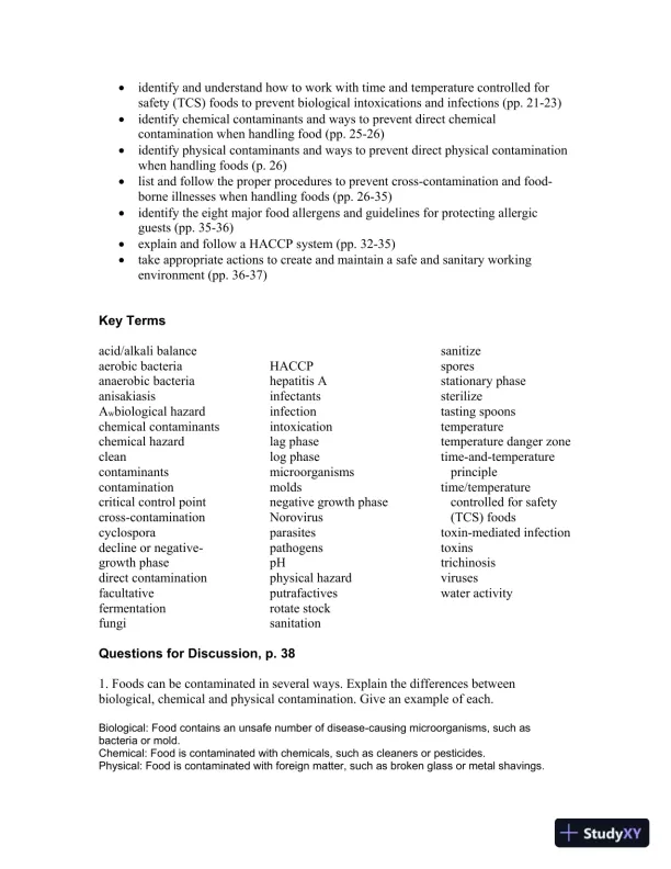 On Cooking: A Textbook of Culinary Fundamentals, 6th Edition Solution Manual - Page 11 preview image