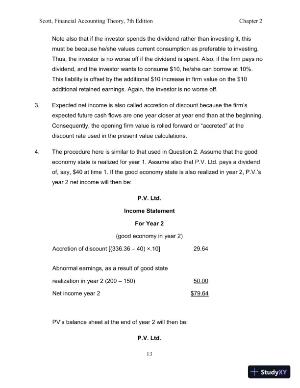 Solution Manual for Financial Accounting Theory, 7th Edition - Page 16 preview image