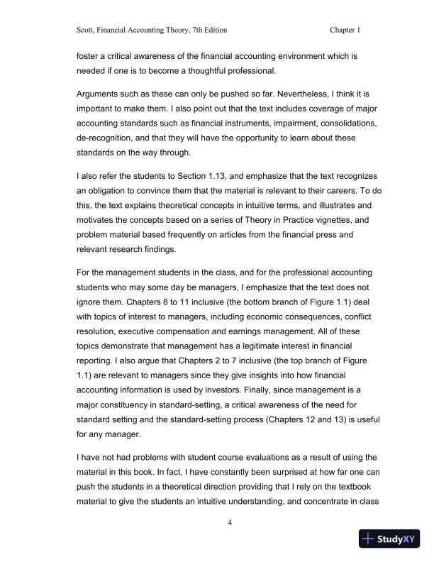Solution Manual for Financial Accounting Theory, 7th Edition - Page 7 preview image