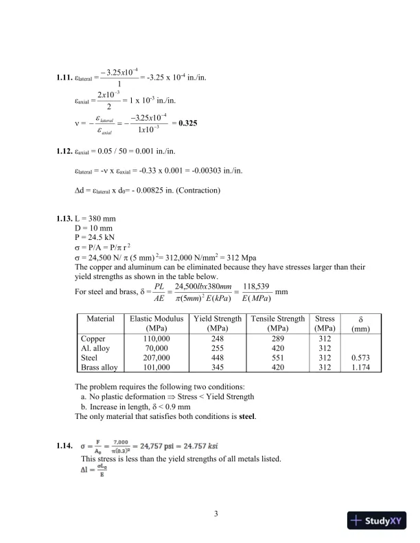 Solution Manual for Materials for Civil and Construction Engineers, 4th Edition - Page 5 preview image